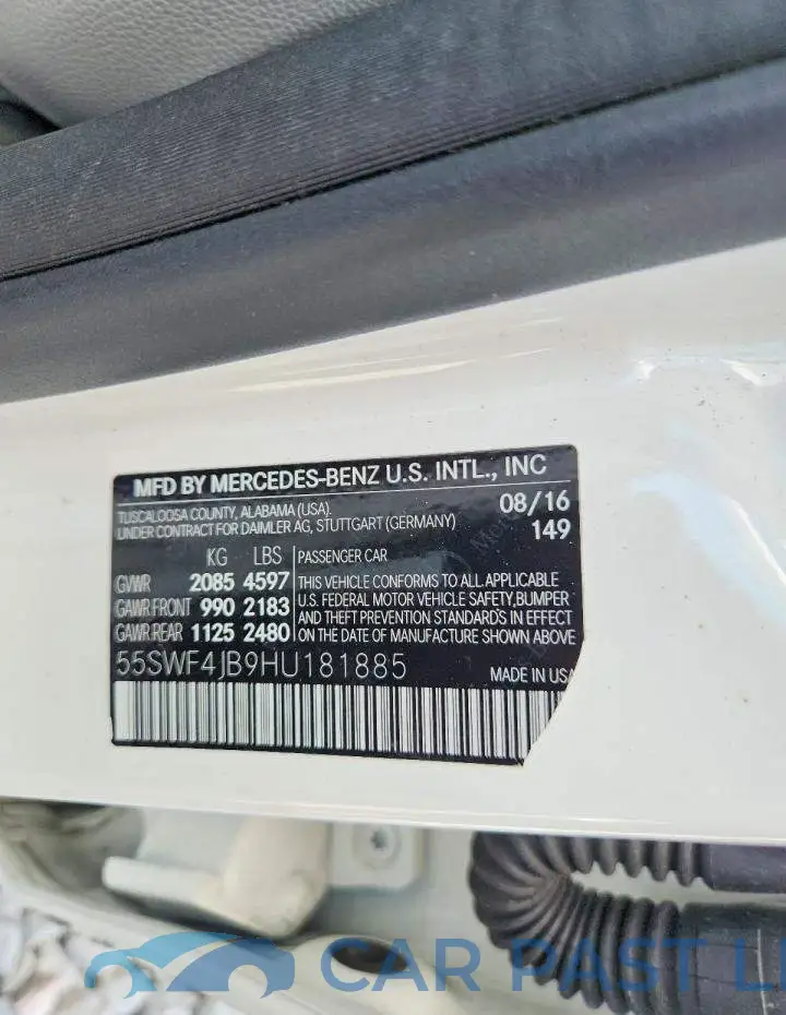 55SWF4JB9HU181885# 12
