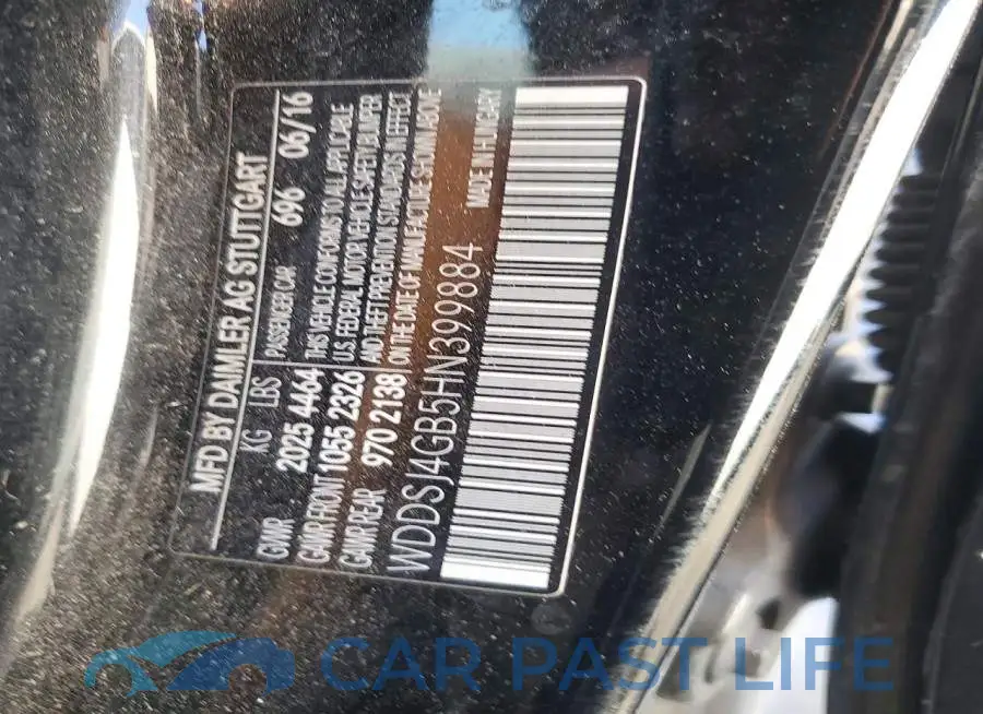 WDDSJ4GB5HN399884# 12