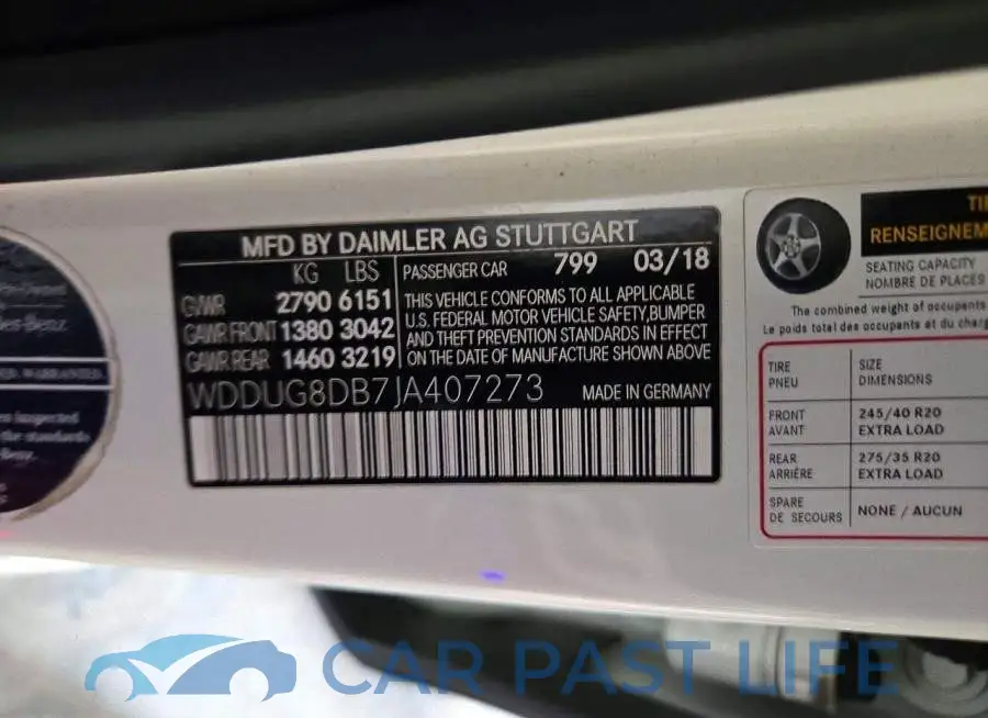 WDDUG8DB7JA407273# 12