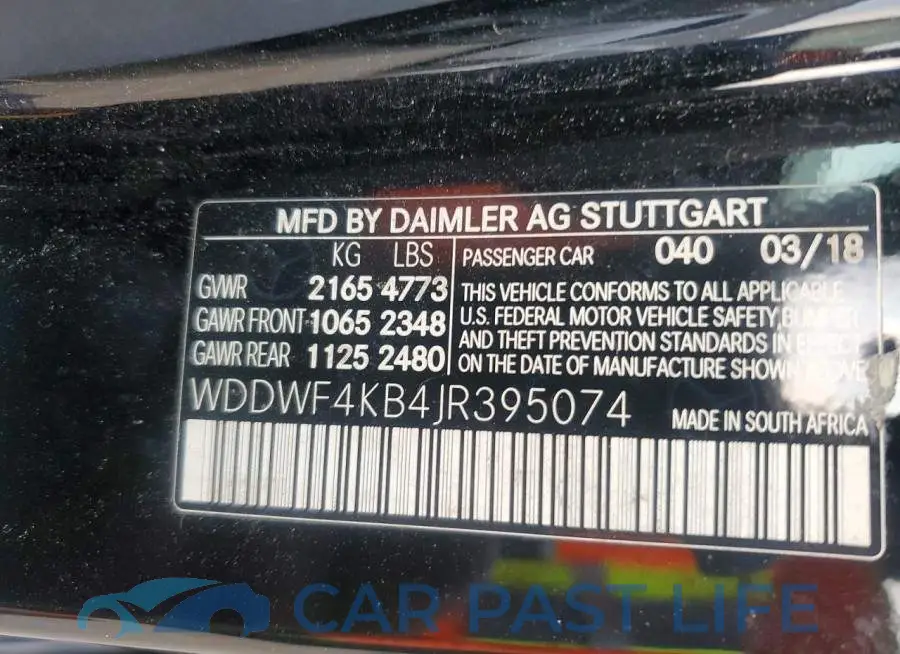 WDDWF4KB4JR395074# 12