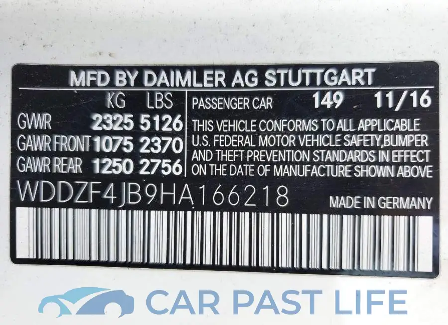 WDDZF4JB9HA166218# 13