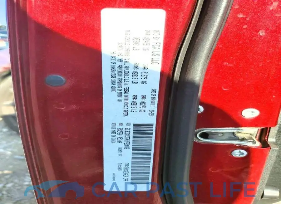 2C3CDXCT7KH729843# 12