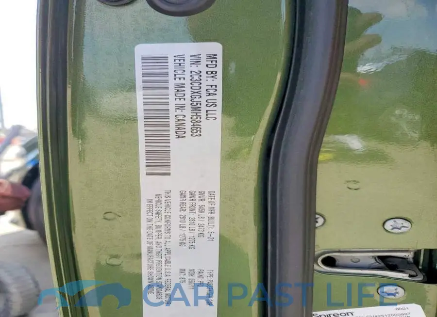 2C3CDXGJ5MH584653# 13