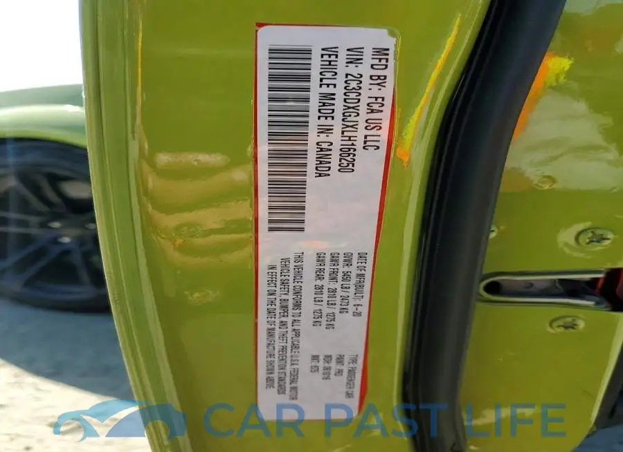 2C3CDXGJXLH166250# 13