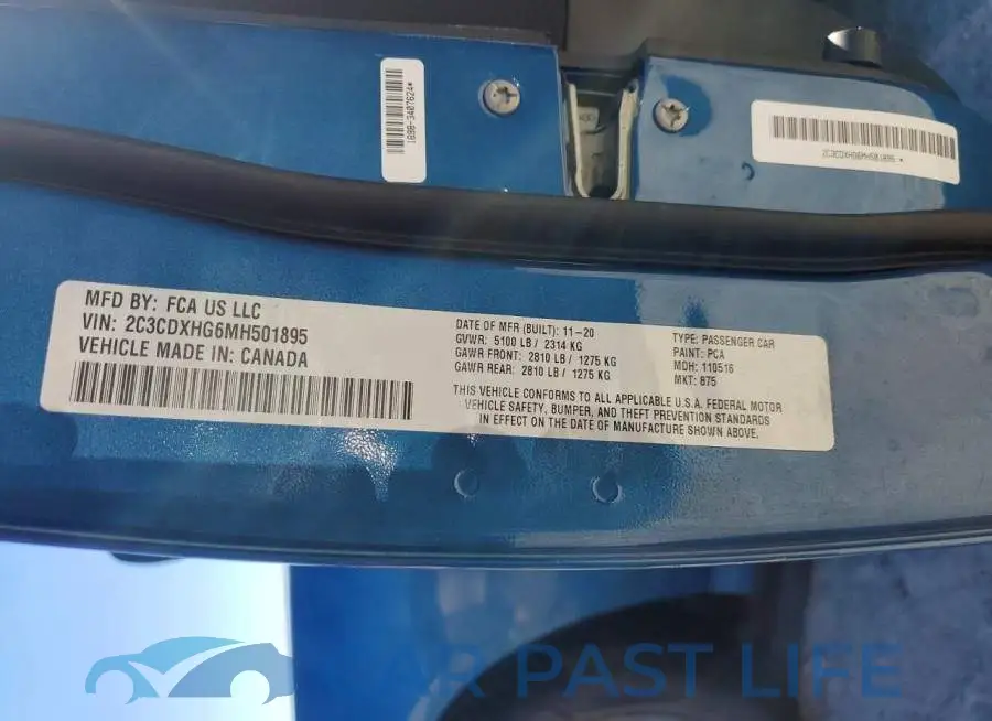 2C3CDXHG6MH501895# 12