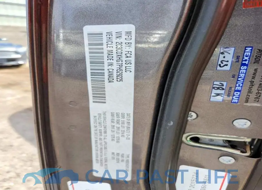 2C3CDXHG7PH529225# 12