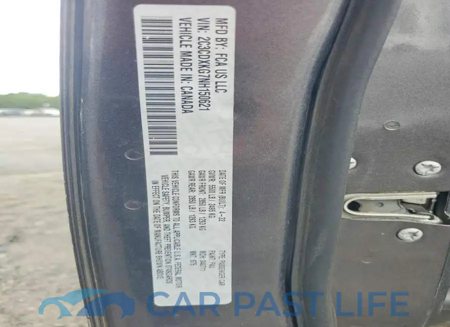 2C3CDXKG7NH150621# 12
