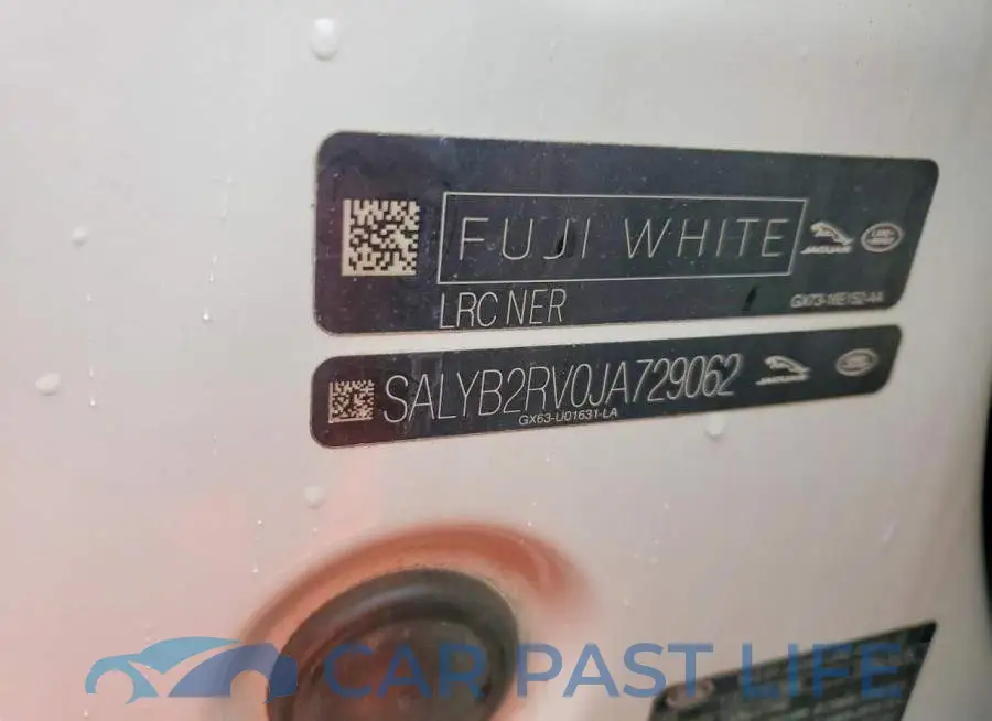 SALYB2RV0JA729062# 13