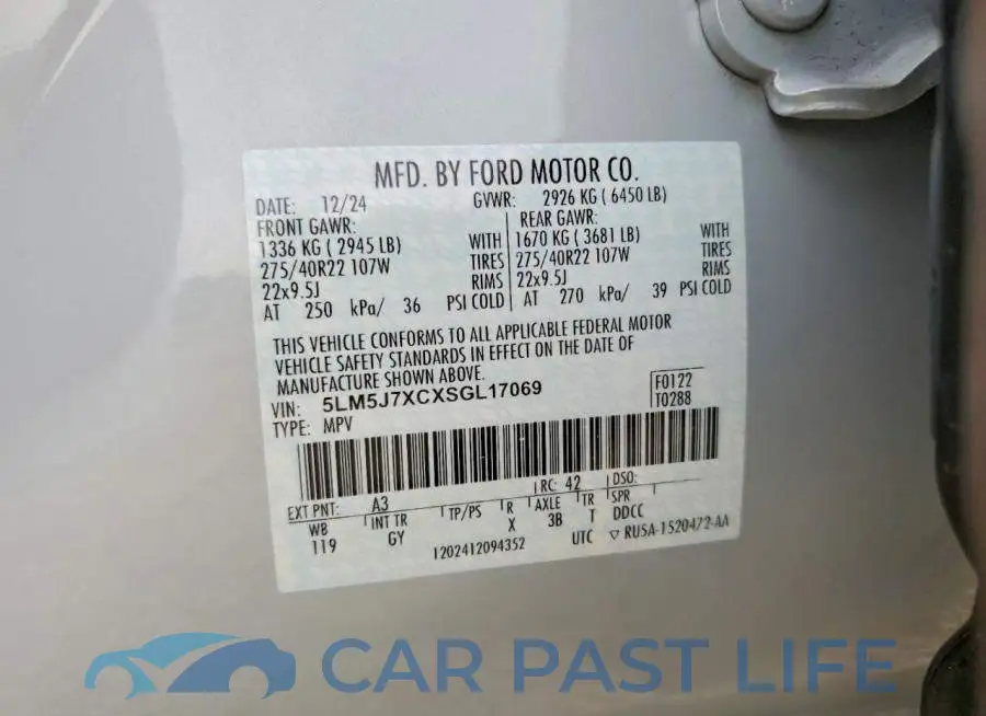 5LM5J7XCXSGL17069# 13