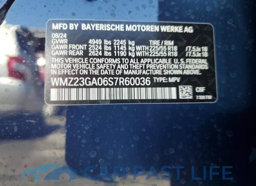 WMZ23GA06S7R60036# 12