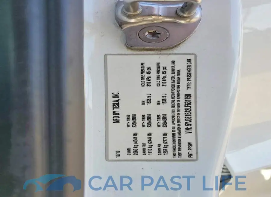 5YJ3E1EA2LF631750# 12
