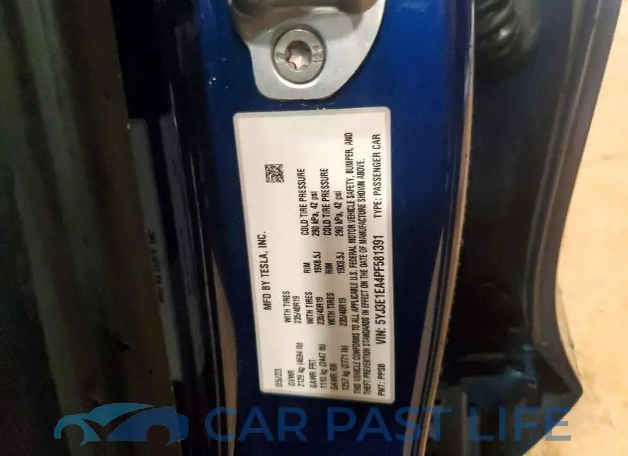 5YJ3E1EA4PF581391# 12
