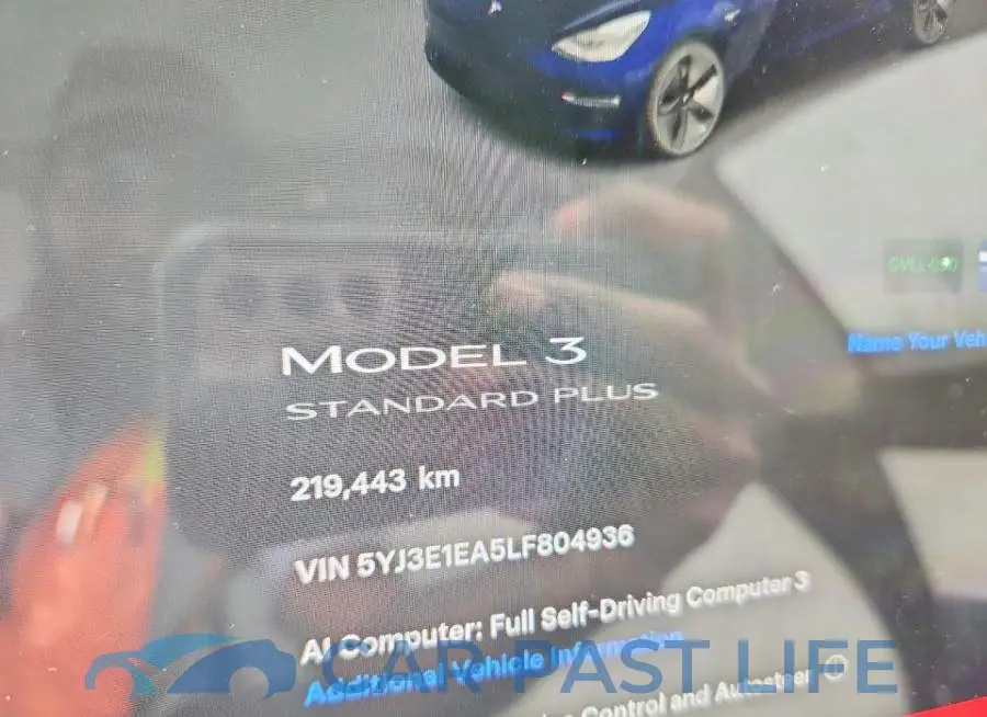 5YJ3E1EA5LF804936# 9