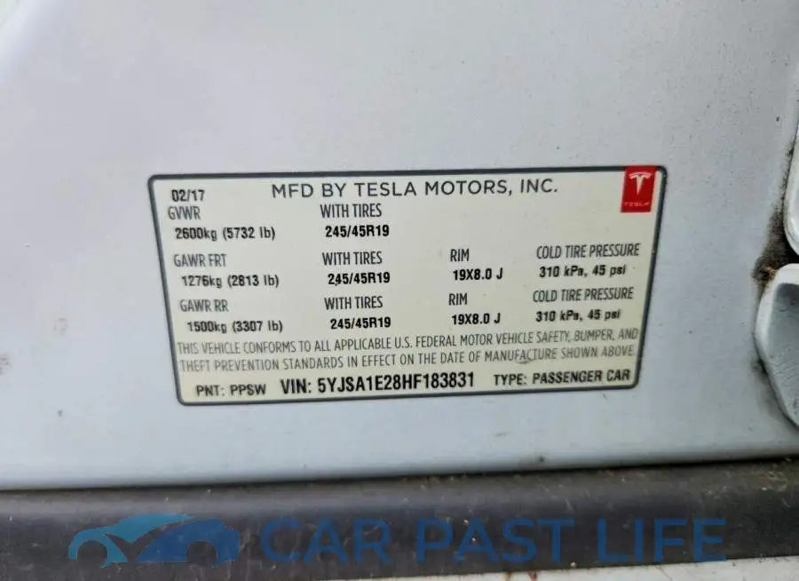 5YJSA1E28HF183831# 13