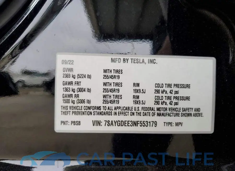 7SAYGDEE3NF553179# 12