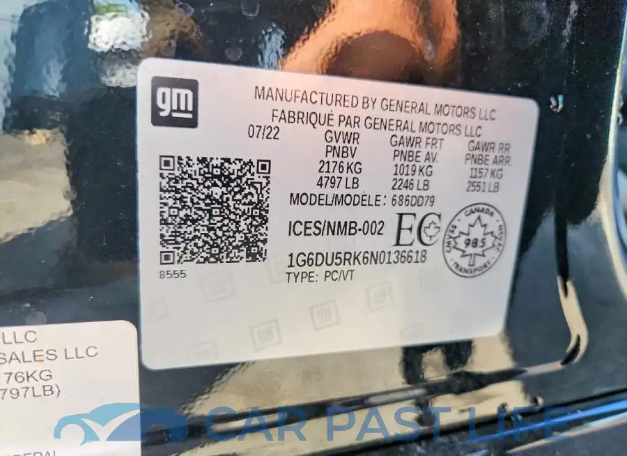 1G6DU5RK6N0136618# 12
