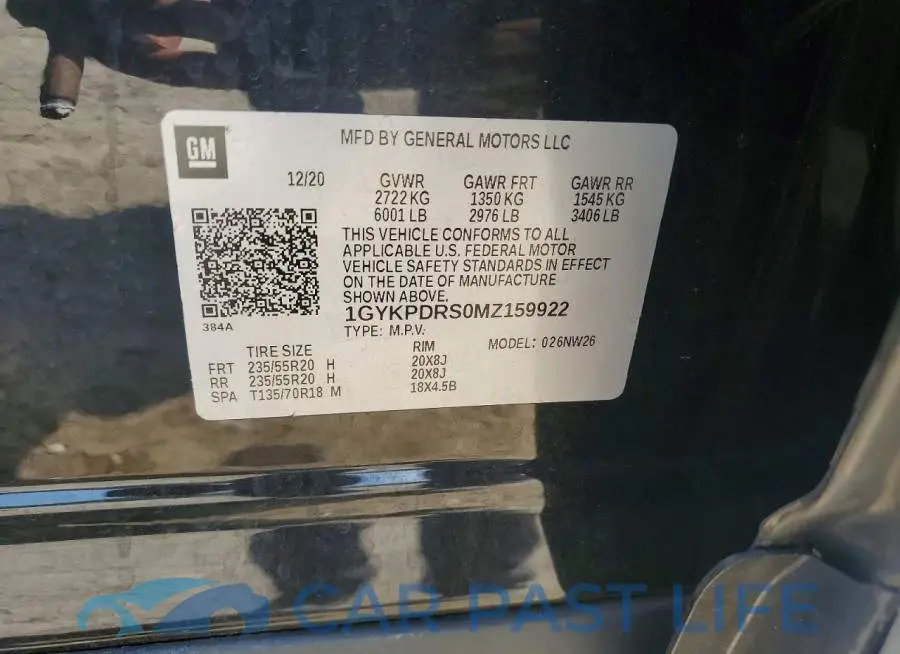1GYKPDRS0MZ159922# 14