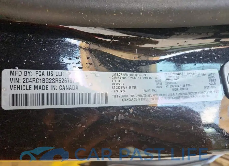 2C4RC1BG2SR526797# 13