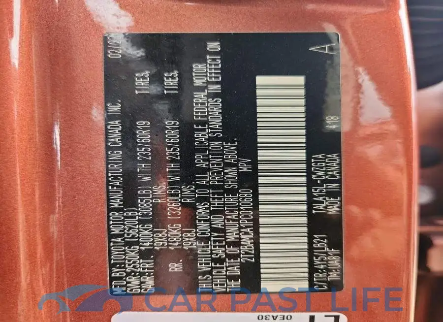 2T2BAMCA1PC010680# 13
