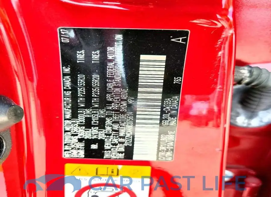 2T2ZZMCA4HC075614# 14