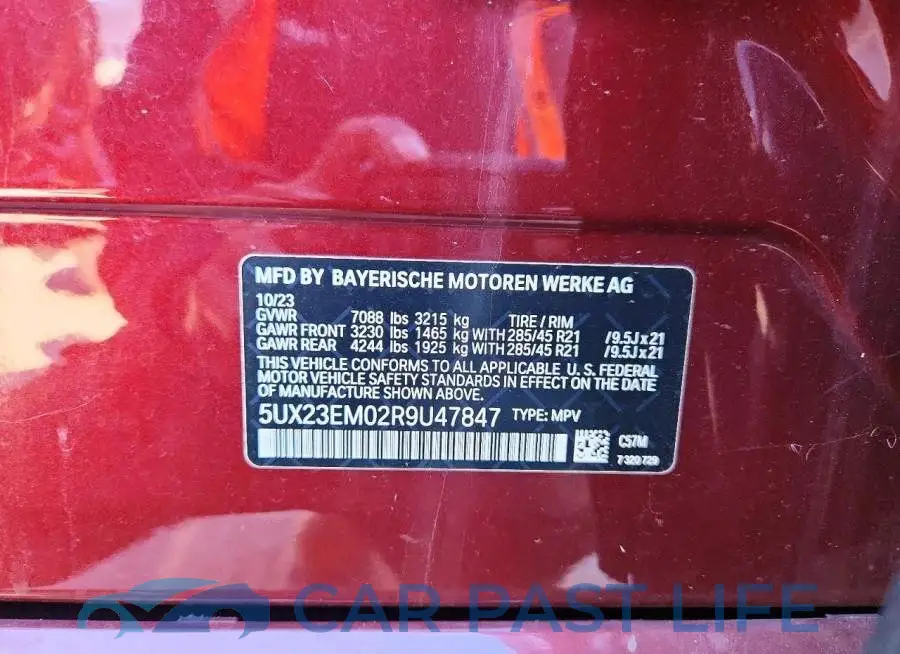 5UX23EM02R9U47847# 13