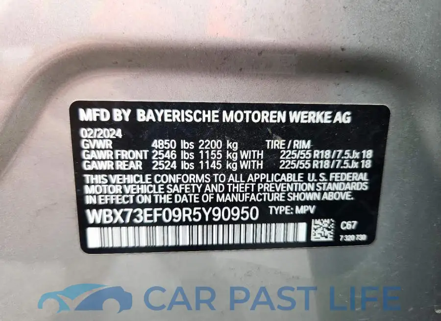 WBX73EF09R5Y90950# 13
