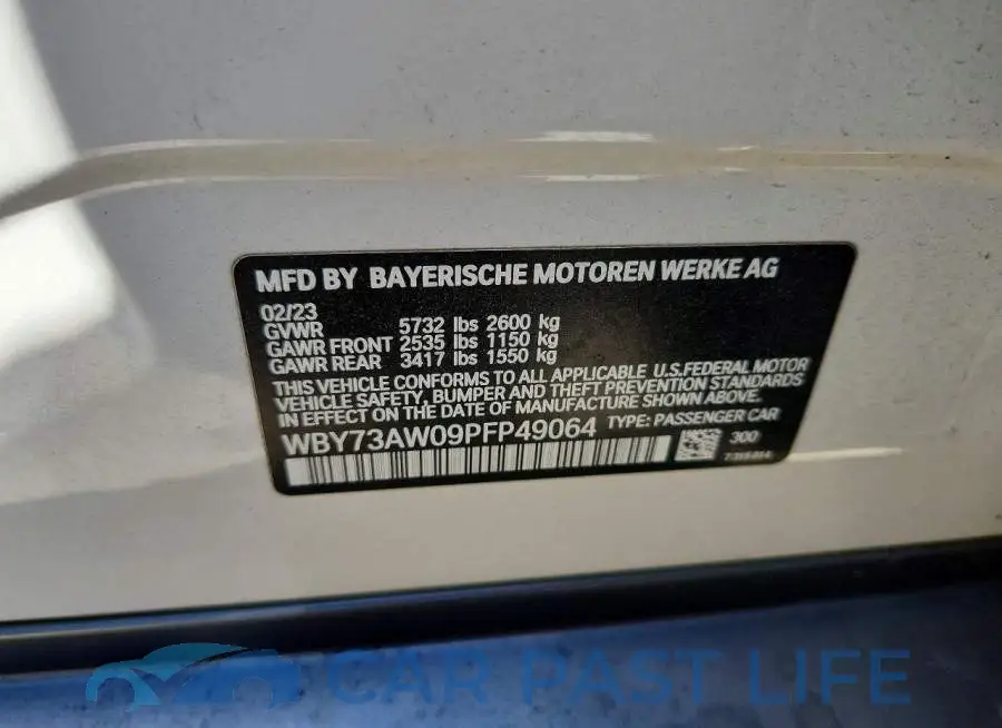 WBY73AW09PFP49064# 13