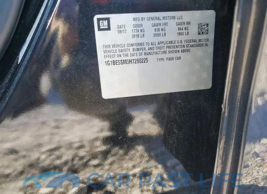 1G1BE5SM3H7280225# 12