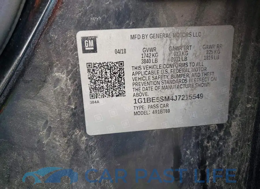 1G1BE5SM4J7215549# 12