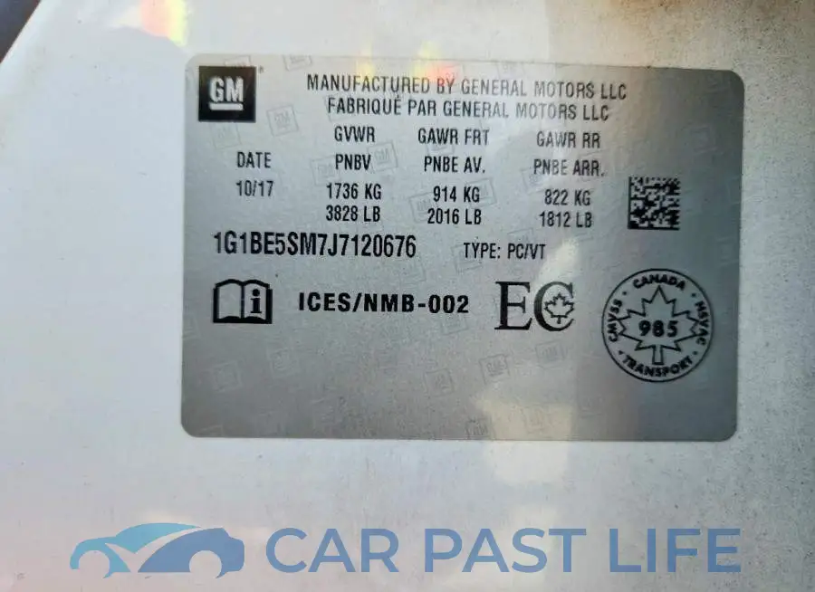 1G1BE5SM7J7120676# 13