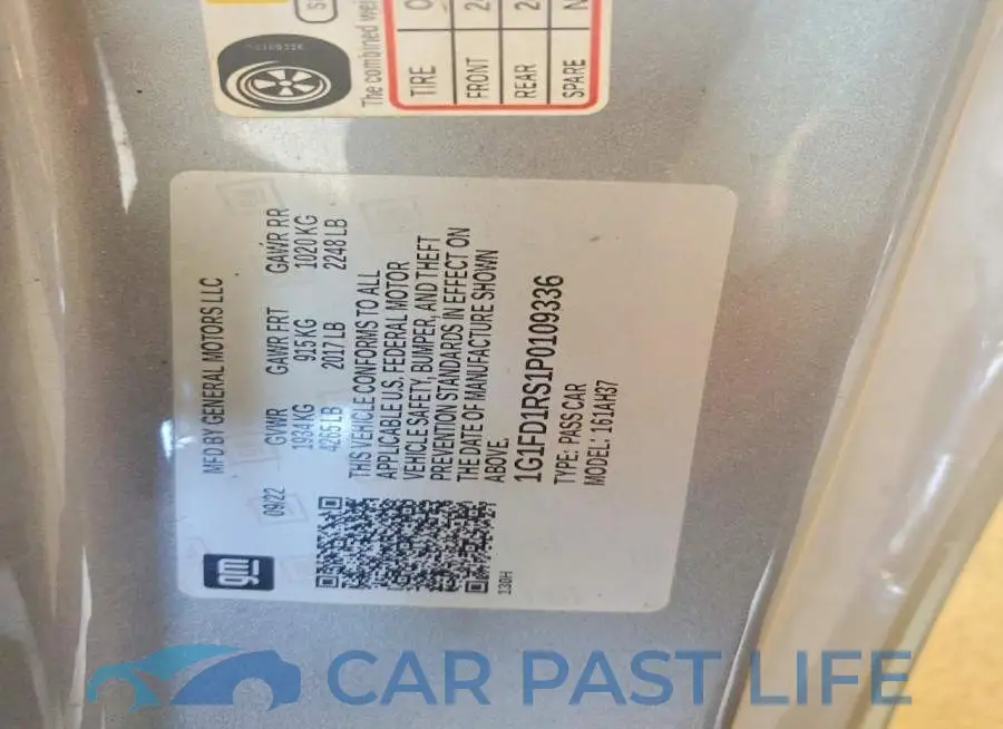 1G1FD1RS1P0109336# 12