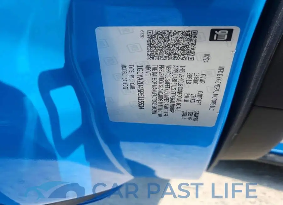 1G1YA2D45R5115534# 12