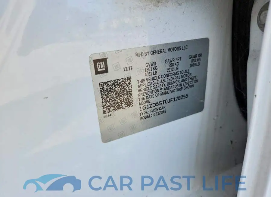 1G1ZD5ST0JF178255# 12