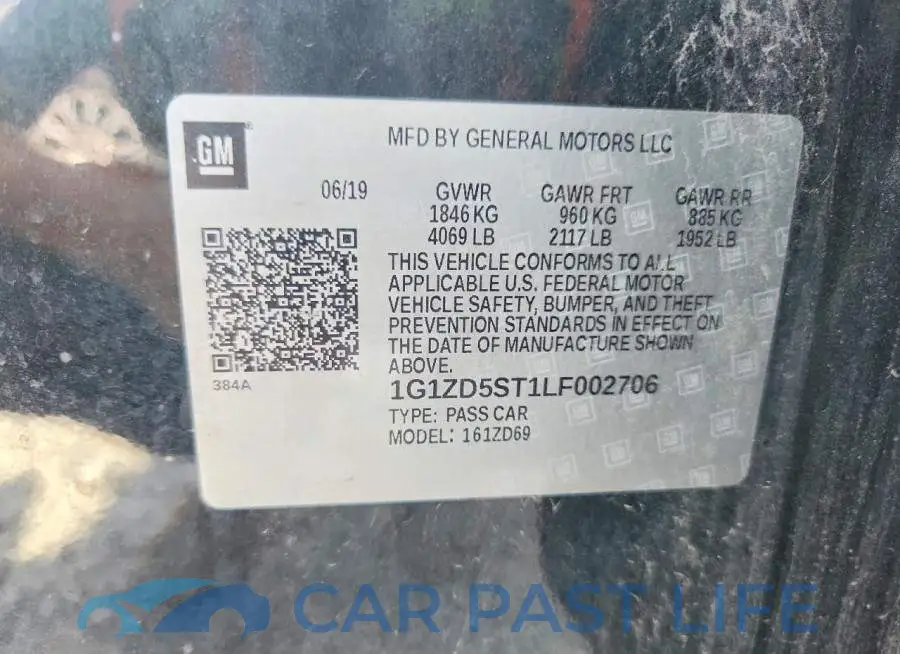 1G1ZD5ST1LF002706# 12