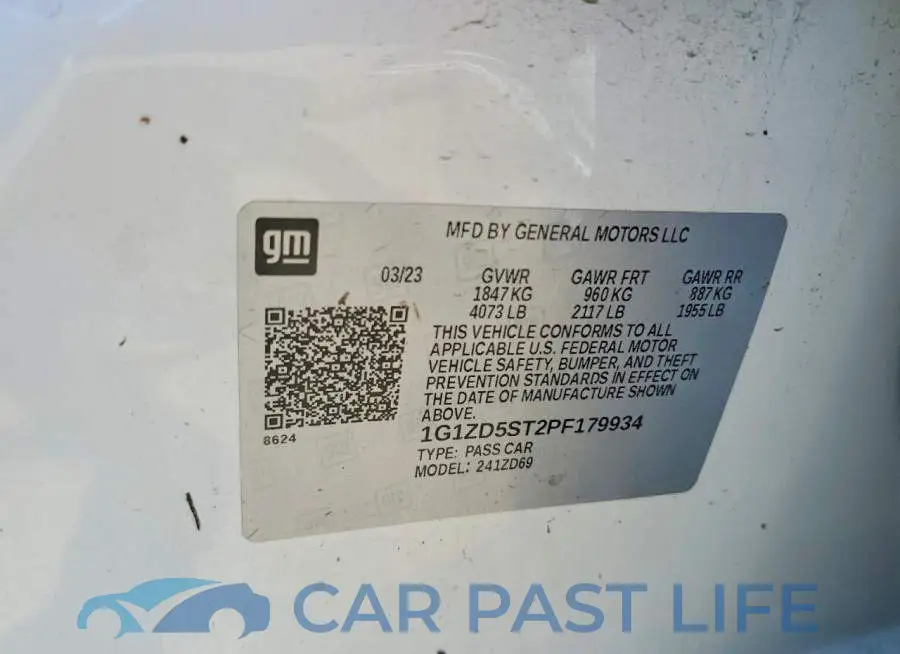 1G1ZD5ST2PF179934# 12