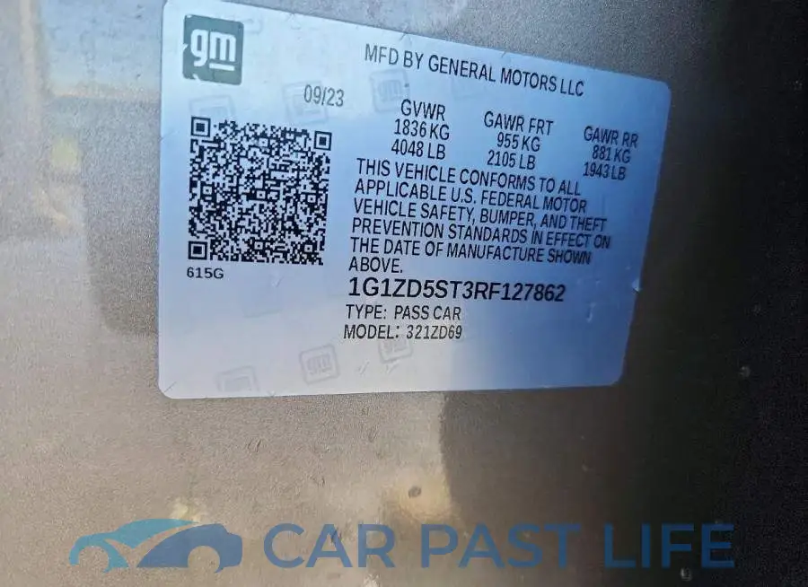 1G1ZD5ST3RF127862# 12
