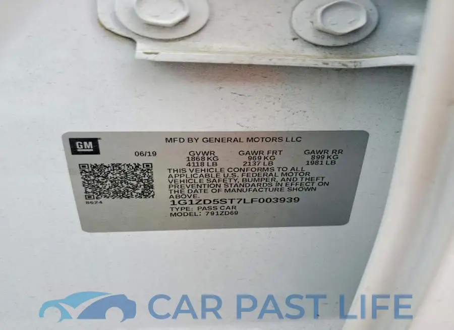 1G1ZD5ST7LF003939# 12