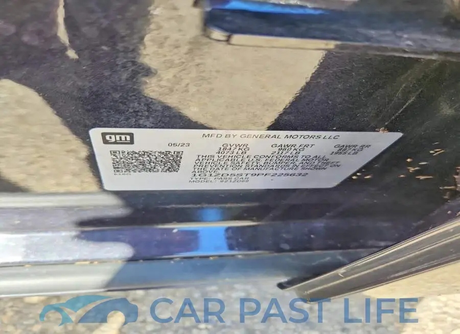 1G1ZD5ST9PF225632# 12
