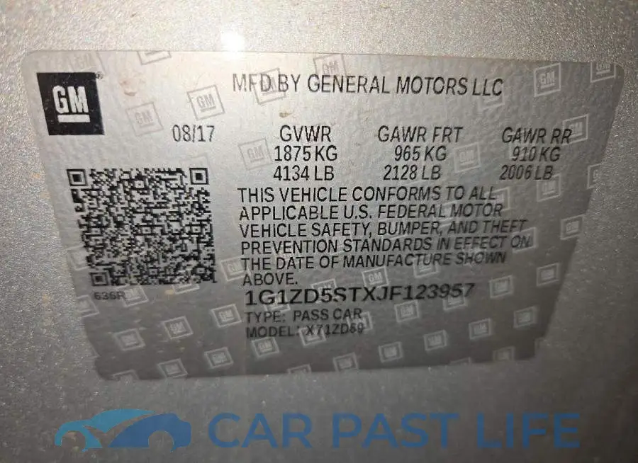 1G1ZD5STXJF123957# 12