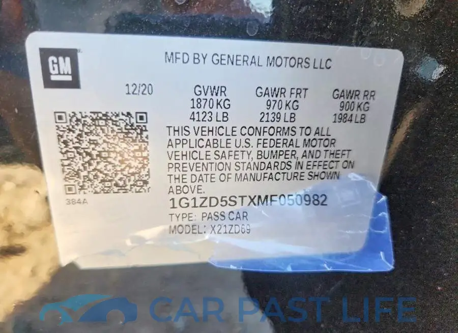 1G1ZD5STXMF050982# 13