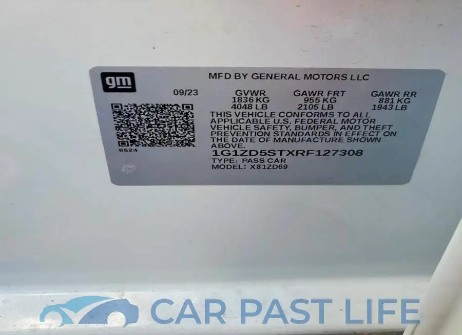 1G1ZD5STXRF127308# 12