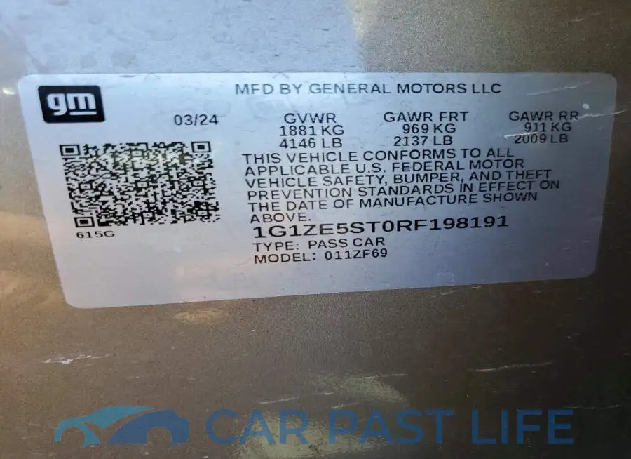 1G1ZE5ST0RF198191# 12