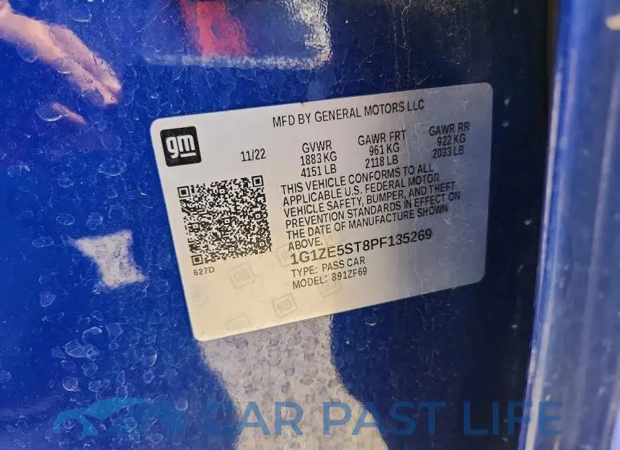 1G1ZE5ST8PF135269# 12