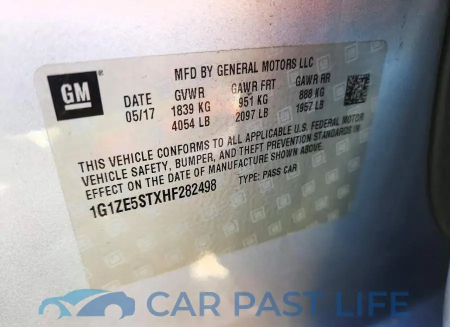 1G1ZE5STXHF282498# 12