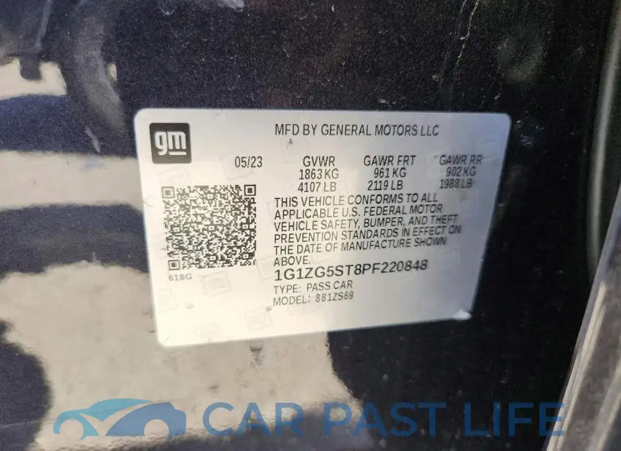1G1ZG5ST8PF220848# 13
