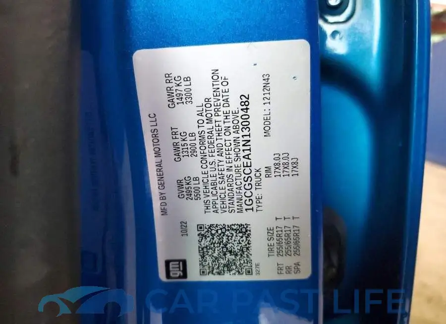 1GCGSCEA1N1300482# 13