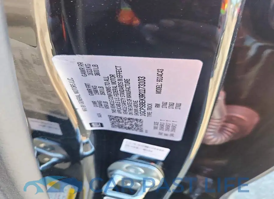 1GCPSBEK9R1173103# 13