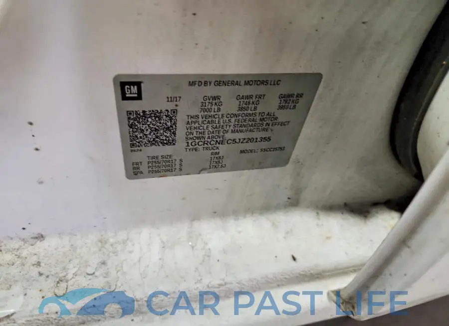 1GCRCNEC5JZ201355# 12