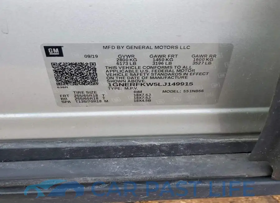 1GNERFKW5LJ149915# 13