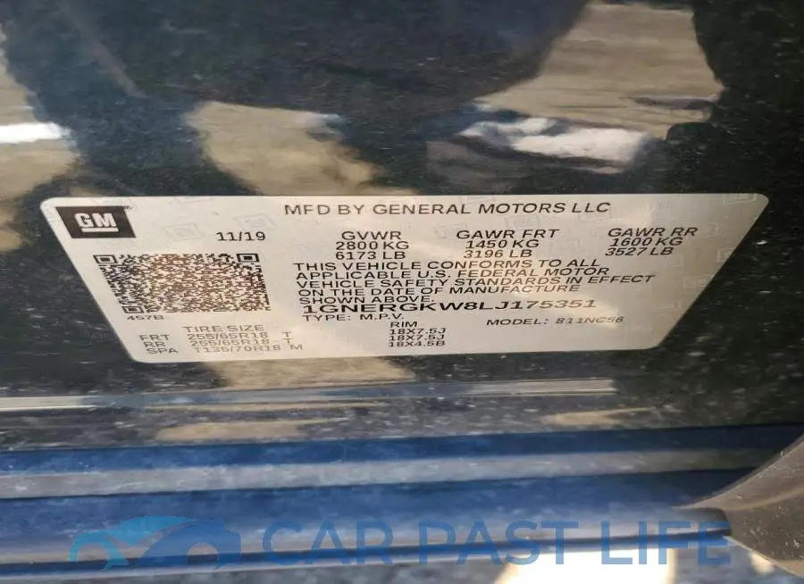 1GNERGKW8LJ175351# 13